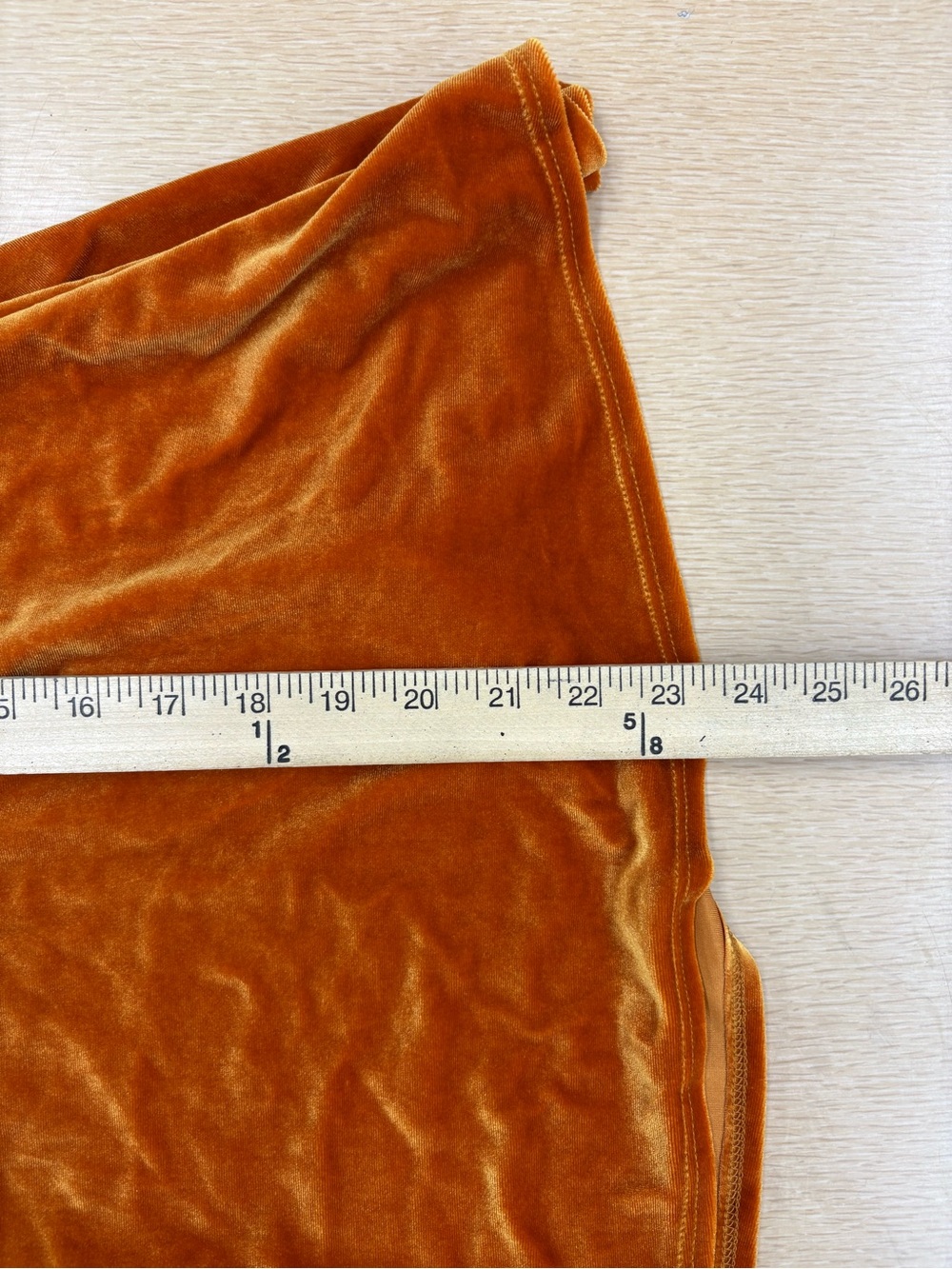 Urban Outfitters orange velvet mini dress - Picture 7 of 7